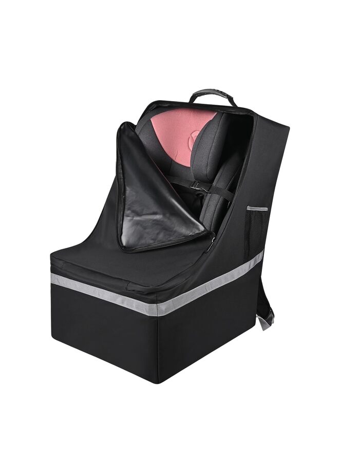 حقائب مقاعد السيارة للسفر الجوي، حقيبة سفر متينة لمقعد السيارة للطائرة، حقيبة فحص بوابة لمقاعد السيارة، حقيبة ظهر كبيرة مقاومة للماء، غطاء سفر لمقعد السيارة (رمادي) - Image 1