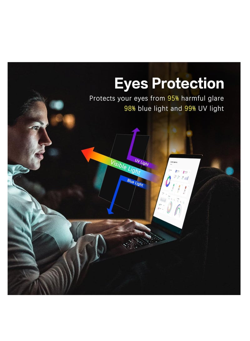Laptop Privacy Screen 16 Inch, Removable 16:10 Laptop Screen Privacy Shield, Anti Spy, Anti Glare, Blue Ray Reduction, Compatible With HP/Dell Acer/Asus/Lenovo Privacy Screen 16 Inch  - Image 2