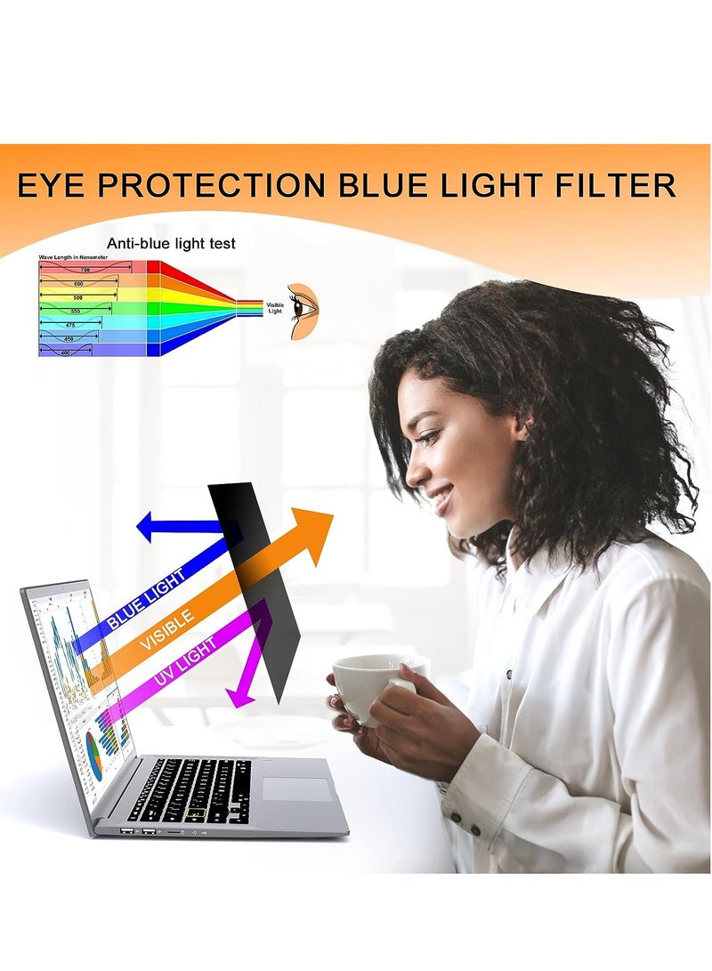 Laptop Privacy Screen 16 Inch, Removable 16:10 Laptop Screen Privacy Shield, Anti Spy, Anti Glare, Blue Ray Reduction, Compatible With HP/Dell Acer/Asus/Lenovo Privacy Screen 16 Inch  - Image 3