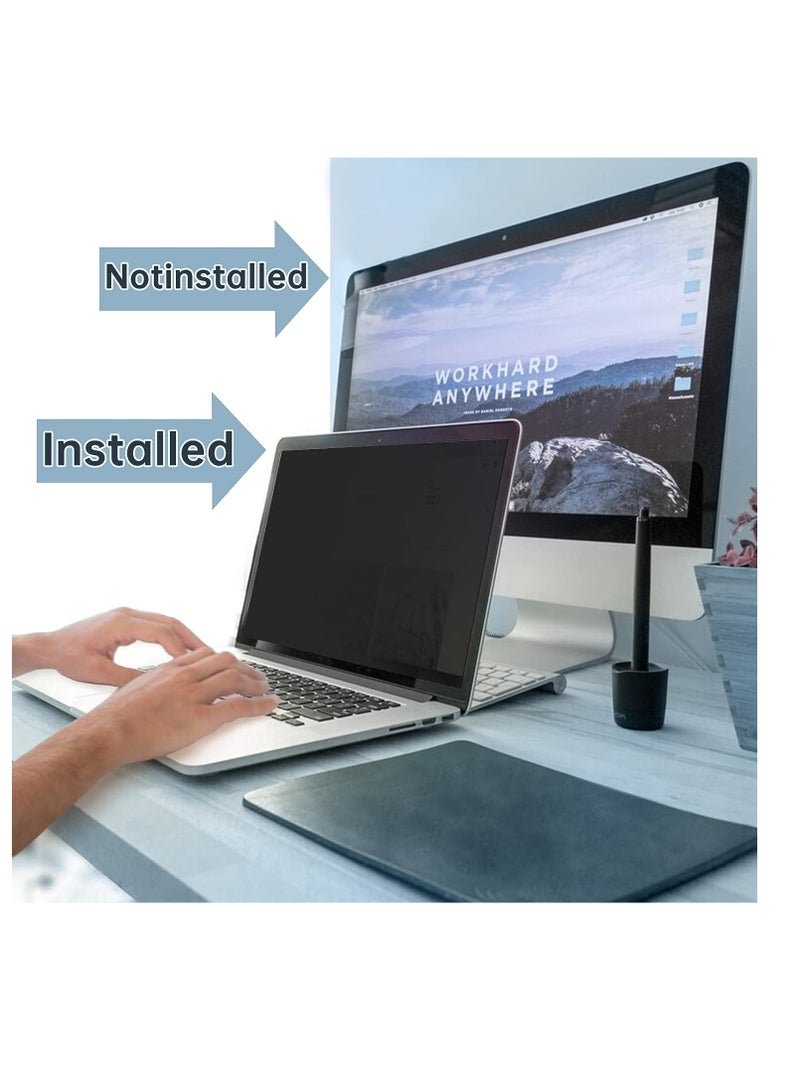 Laptop Privacy Screen 16 Inch, Removable 16:10 Laptop Screen Privacy Shield, Anti Spy, Anti Glare, Blue Ray Reduction, Compatible With HP/Dell Acer/Asus/Lenovo Privacy Screen 16 Inch  - Image 5