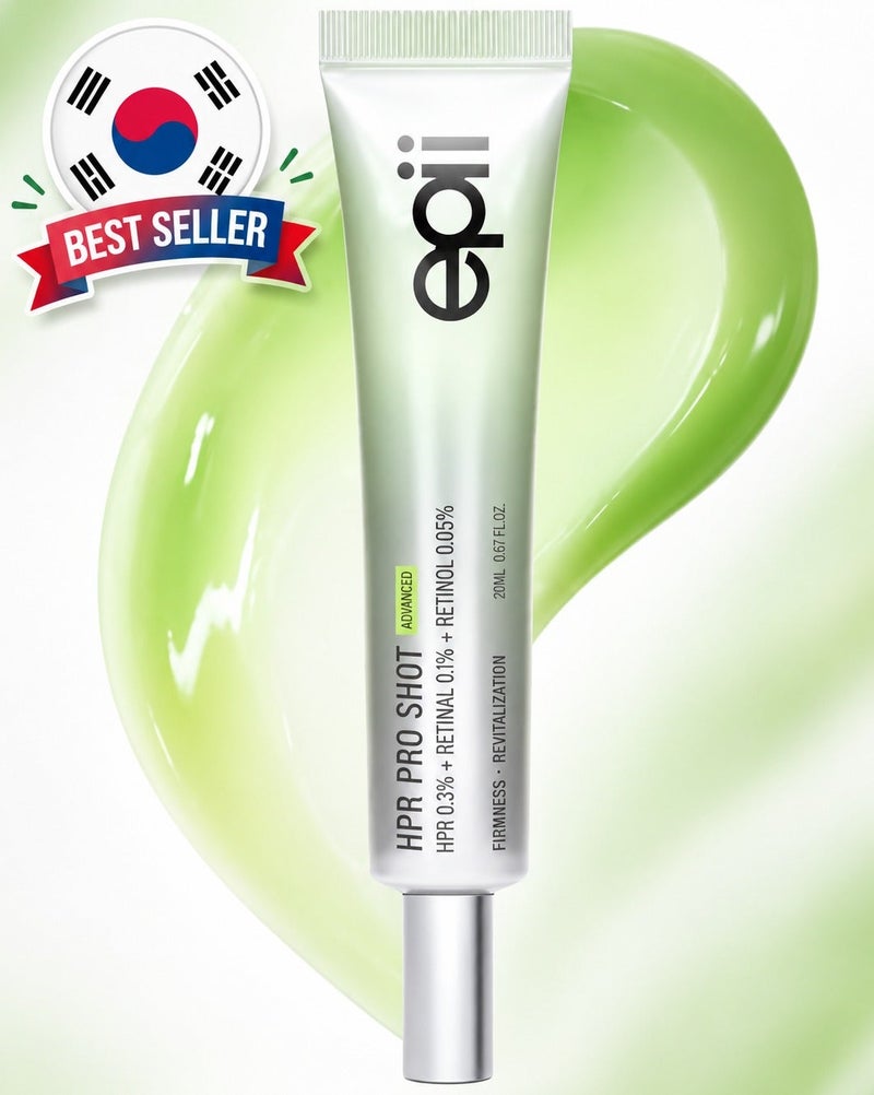 epii HPR PRO SHOT Triple Retinoid Firming Cream, 0.3% HPR, 0.1% Retinal, 0.05% Retinol, Korean Anti Aging Moisturizer for Fine Lines, Wrinkles, Texture & Firm-Looking Skin, 20mL - Image 1