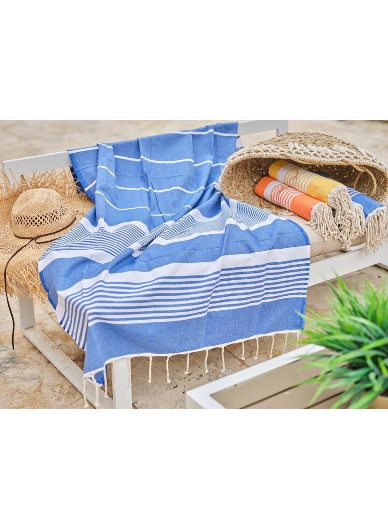 Ready For Chai Beach Towel 200X100cm 100% Soft Cotton Sand Free Quick Dry Towel Lightweight Travel Towel for Beach Gifts Beach Accessories - Image 1