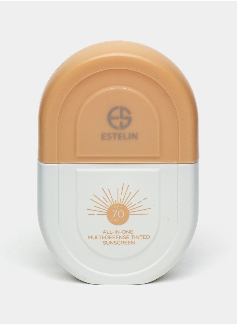 ESTELIN - All-In-One Multi-Defense Tinted Sunscreen SPF70 PA+++ (50g) - Image 1