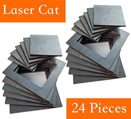 TAFEIDA Welding Practice Kit, 24 PCS Premium Welding Coupons, 11 Gauge 3&2 Inch Square Steel Welding Plate For novice at welding. A36 Steel Plate Welding Practice Kit. - Image 2