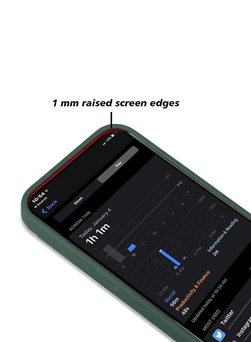 Wtech Silicone Luxury Plating Raised Camera Lips Protective Case Cover For Huawei Pura 70 Ultra 5G 2024 Dark Green - Image 2