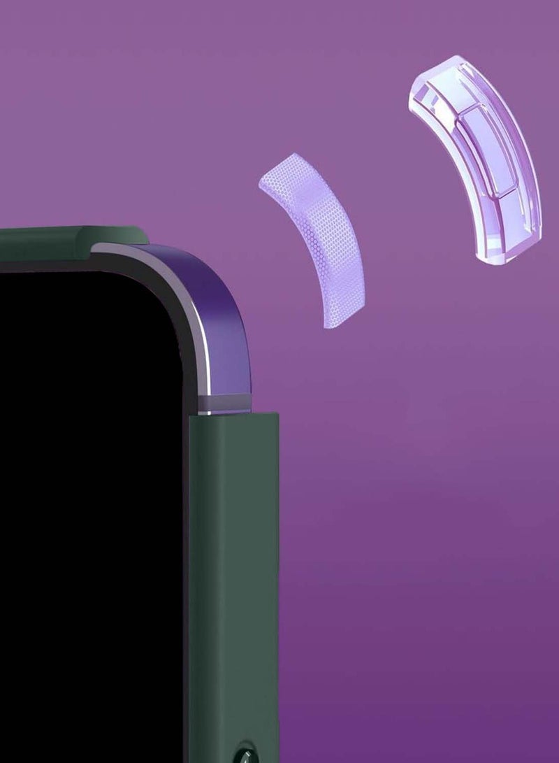 Wtech Silicone Luxury Plating Raised Camera Lips Protective Case Cover For Huawei Pura 70 Ultra 5G 2024 Dark Green - Image 5