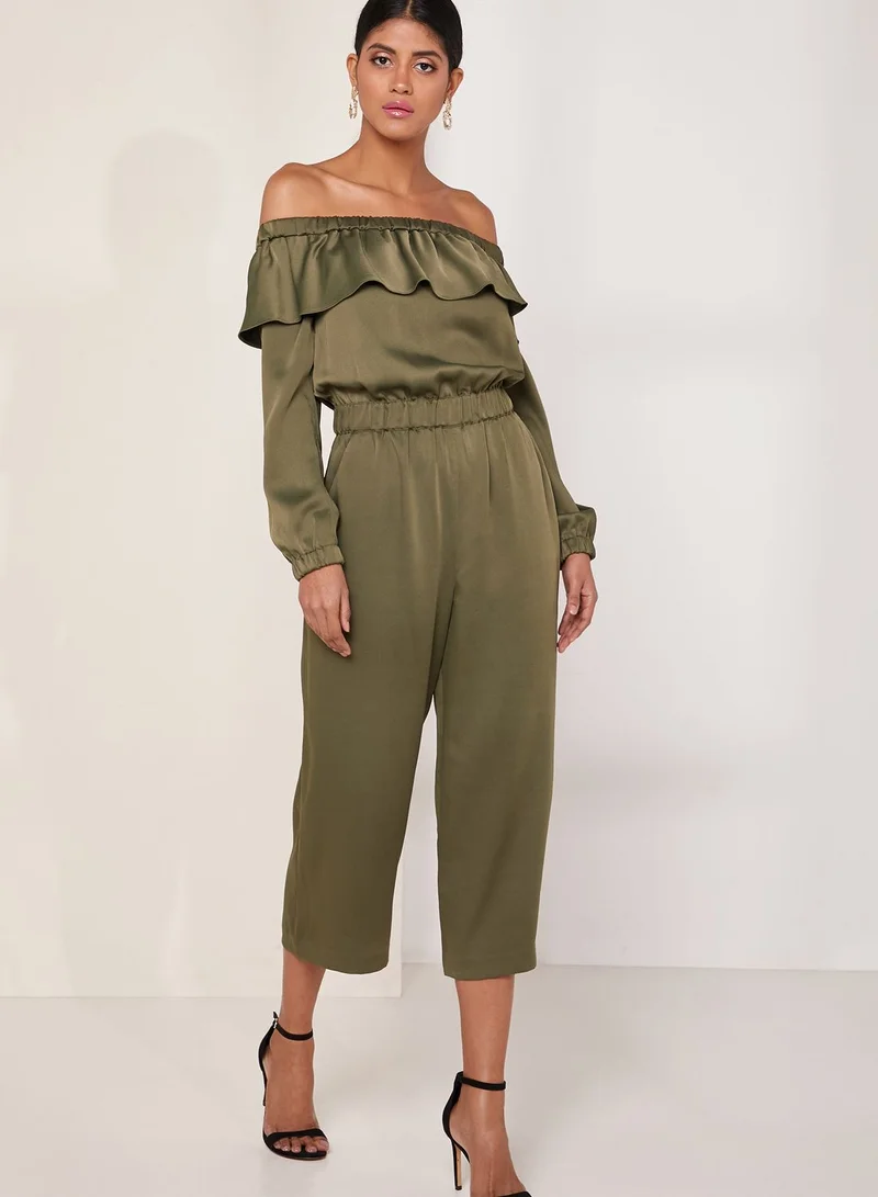 Ted Baker Bardot Ruffle Jumpsuit