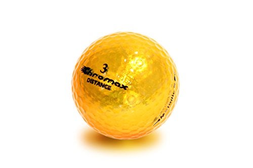 Chromax High Visibility Distance Golf Balls 6-Pack - Gold - Image 5