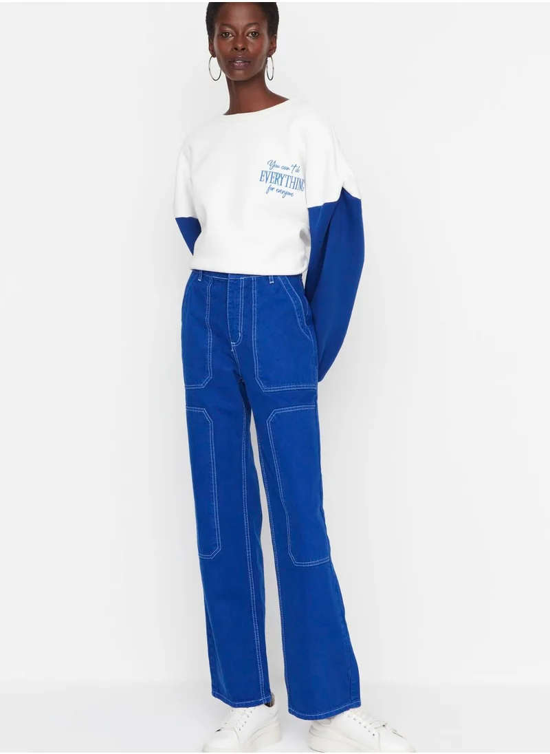 trendyol High Waist Wide Leg Jeans
