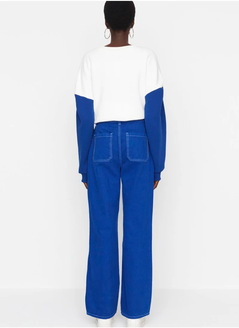 trendyol High Waist Wide Leg Jeans