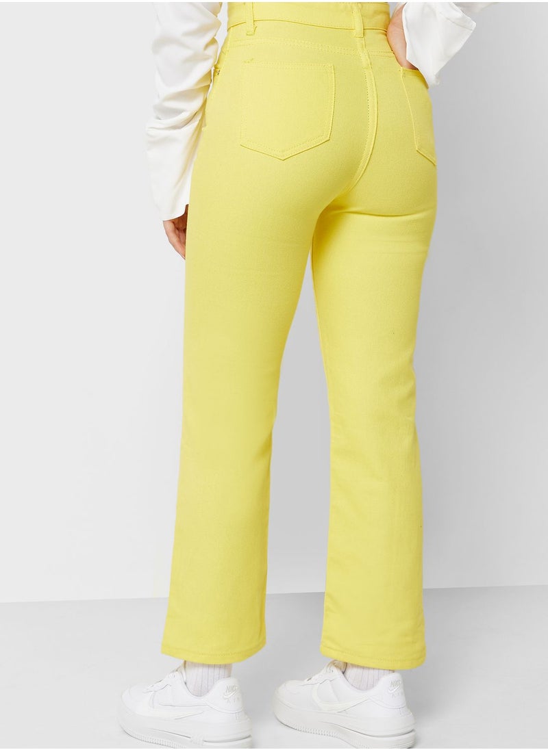 Ginger - Straight Fit Colored Jeans - Image 1
