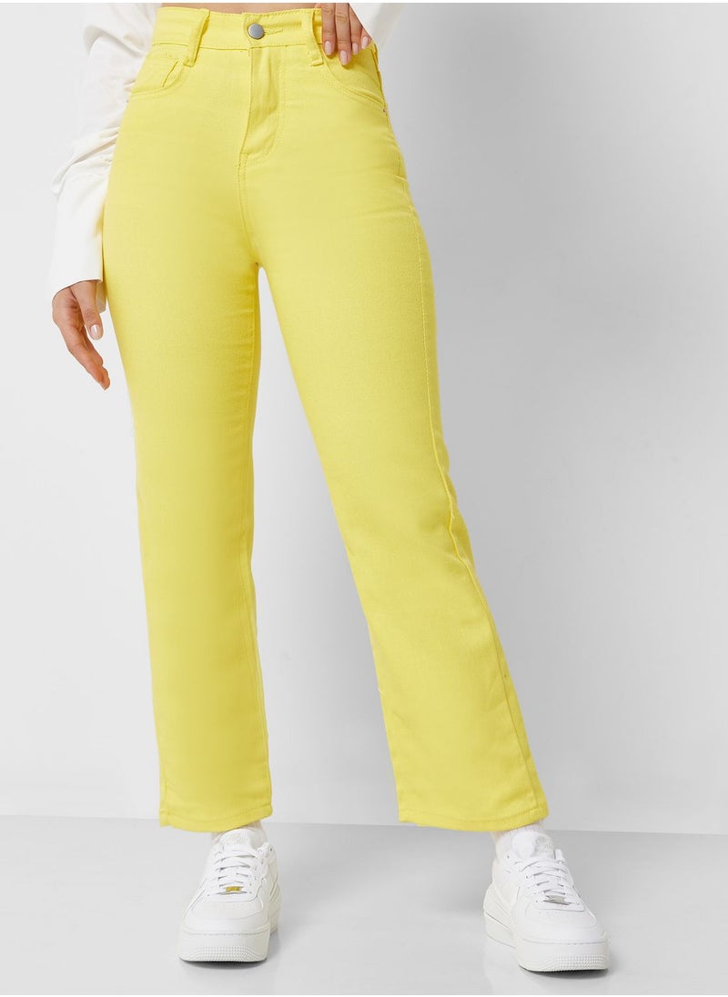 Ginger - Straight Fit Colored Jeans - Image 1