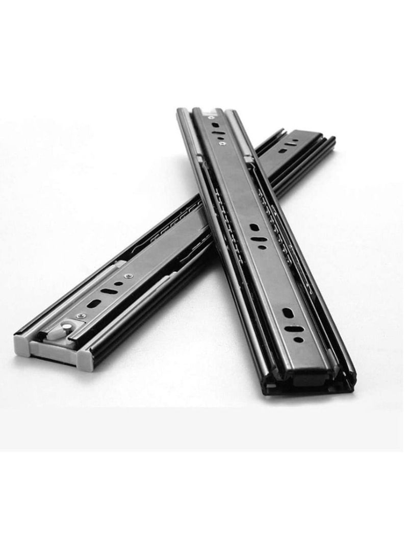 Soft Closing Steel Ball Bearing Drawer Slide Rail Runner 14 inch 35cm  - Image 3
