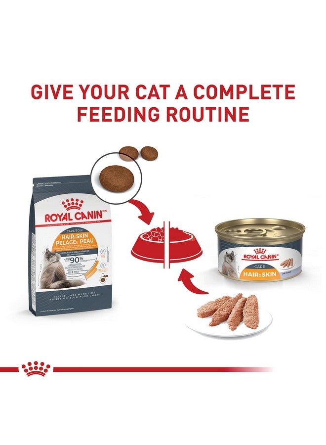 رويال كانين طعام القطط المعلب من Feline Care Nutrition للعناية بالشعر والبشرة، رغيف في صلصة، عبوة 3 أونصة (24 قطعة) - Image 4