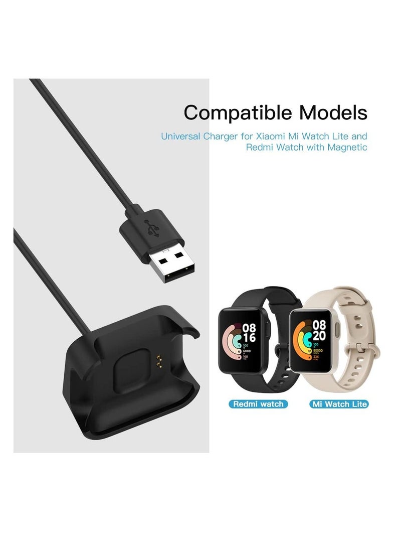 KASTWAVE Replacement Charger Dock Compatible with Compatible Fit for Xiaomi Mi Watch Lite/Redmi Watch Charger Cable Charging Cable Cradle Dock Stand and Watch Protector for Smart Watch - Image 2