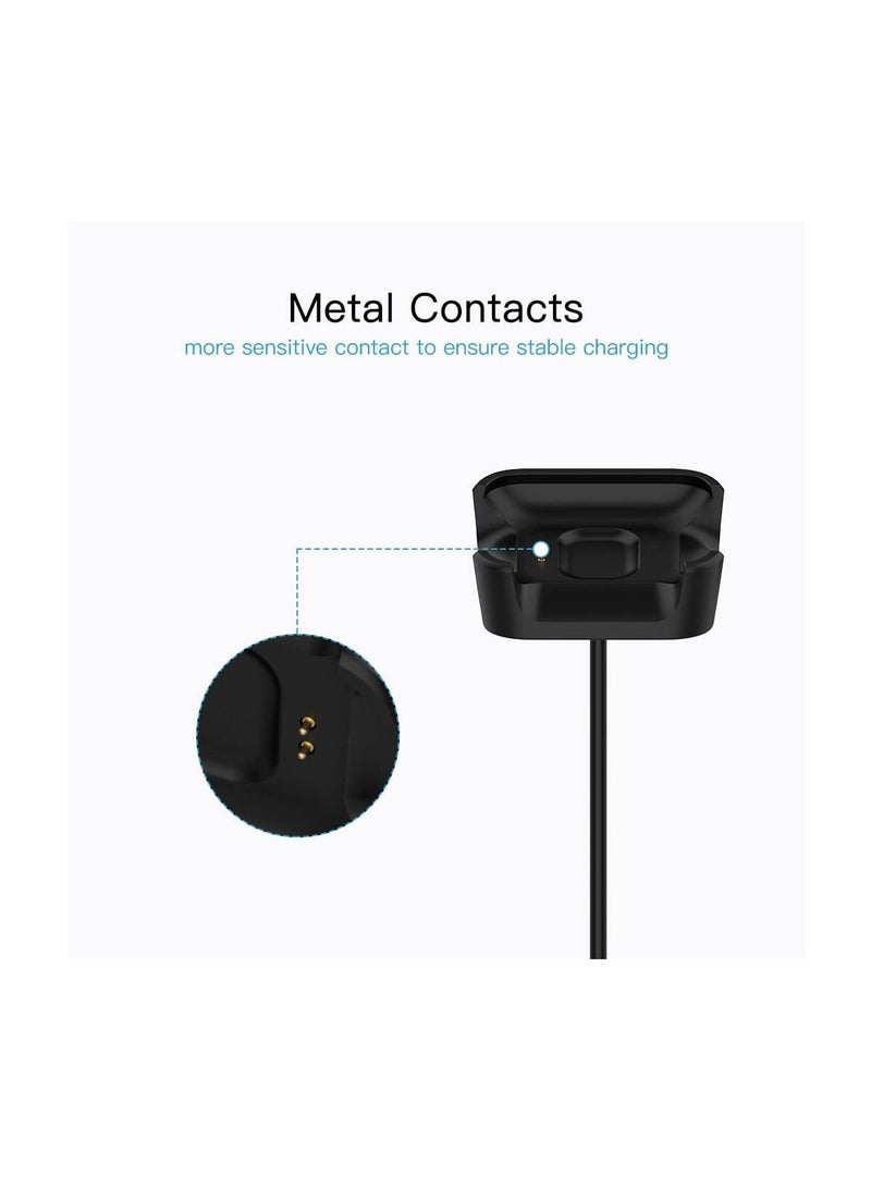 KASTWAVE Replacement Charger Dock Compatible with Compatible Fit for Xiaomi Mi Watch Lite/Redmi Watch Charger Cable Charging Cable Cradle Dock Stand and Watch Protector for Smart Watch - Image 3