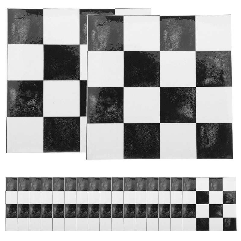 Waterproof Peel And Stick 3D Mosaic Tile Stickers 30Pcs 10x10cm For Kitchen Bathroom Wall - Image 2