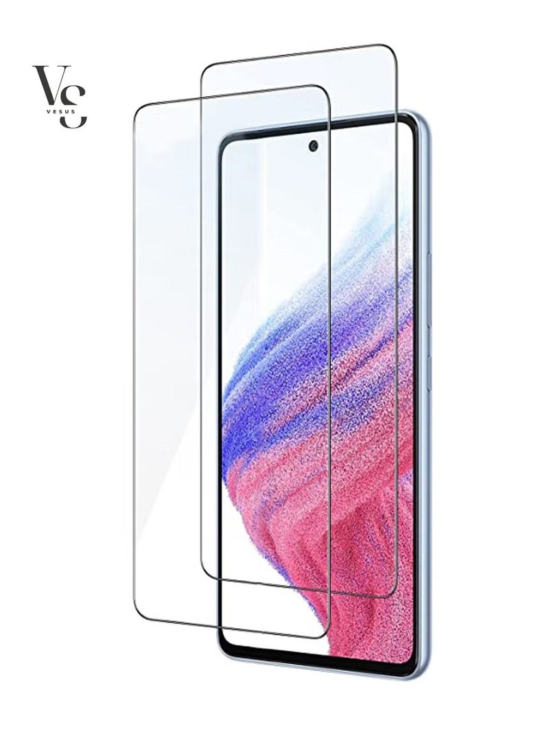 vesus 2 Pack Screen Protector for Samsung Galaxy A53 5G / A52 / A52 5G / A52s 5G, 9H Tempered Glass Film, Anti-Scratch, HD Clear