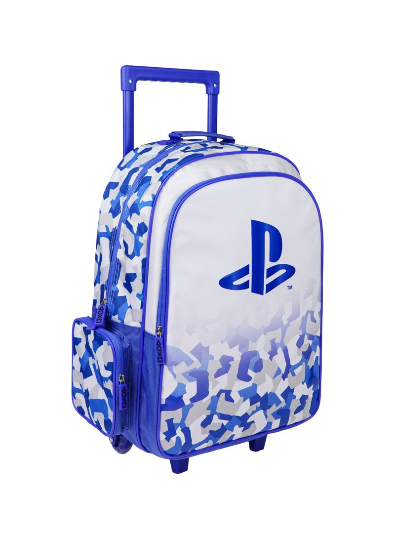 Sony PlayStation Premium 5-in-1 Kids Trolley School Set 18" | Rolling Backpack, Lunch Bag, Lunch Box, Water Bottle & Pencil Case | Boys School Bag - Image 3