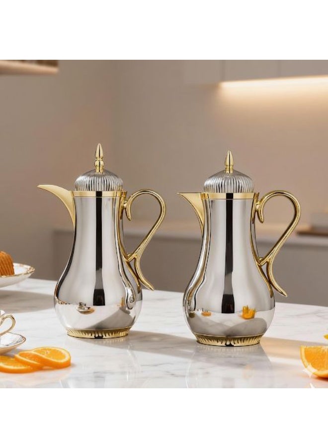 طقم ترامس من ريفان للشاي والقهوة بتصميم أنيق 1لتر / 1لتر