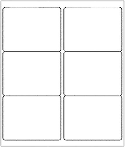 9527 Product 6-UP Shipping Labels, 3-1/3 x 4 Address Labels 150 Labels, 25 Sheets Compatible Laser/Ink Jet (25 Sheets) - Image 1