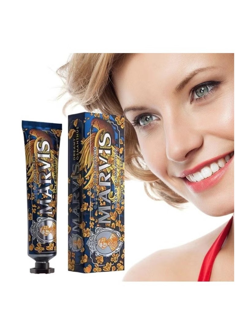 مارفيس معجون الأسنان Marvis Dreamy Osmanthus - مجموعة الحديقة 75 مل. - Image 2