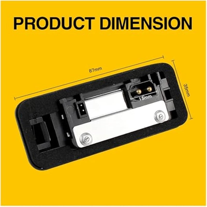 QASULER 2PCS License Plate Lights for BMW E36 - Image 4