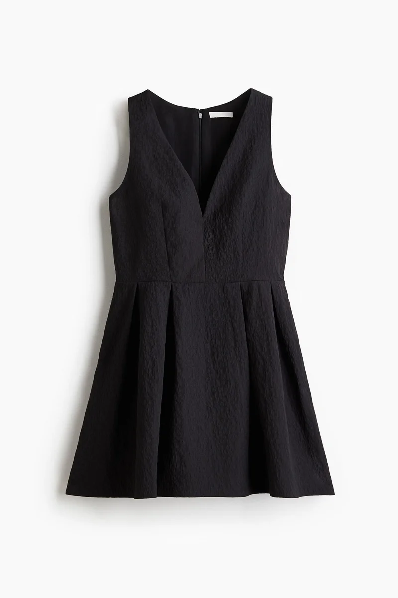 اتش اند ام فستان بحافة سفلية واسعة