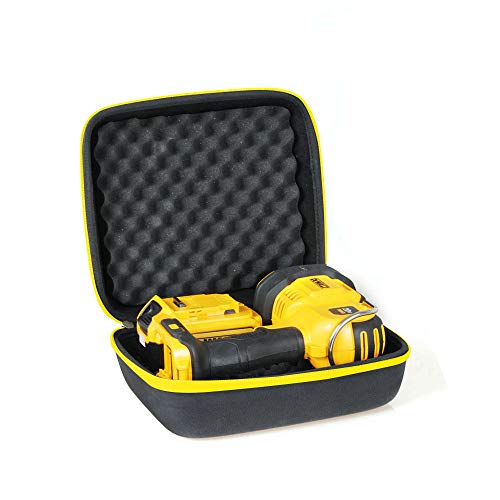 Hermitshell Hard Travel Case for DEWALT DCL043 20V MAX LED Work Light Handheld Spotlight (Black + Yellow zipper) - Image 1