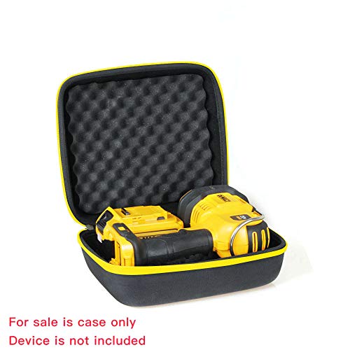 Hermitshell Hard Travel Case for DEWALT DCL043 20V MAX LED Work Light Handheld Spotlight (Black + Yellow zipper) - Image 2