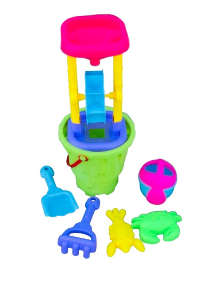 Vitacelli Summer Fun Toddler Kids Children Outdoor Sea Sand Beach Bucket Shovel Rake Water Toys Set Classic Baby Water Toy Assorted  - Image 5