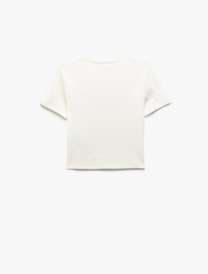 KOTON Crop T-Shirt - Image 2