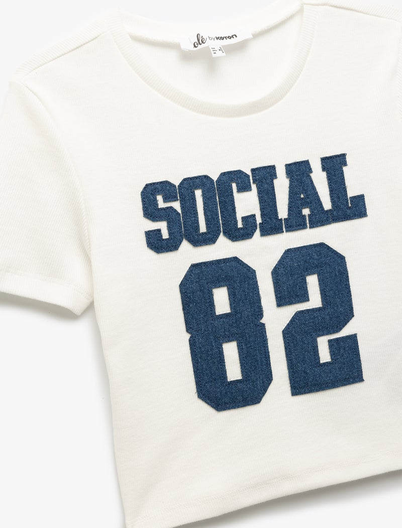 KOTON Crop T-Shirt - Image 3