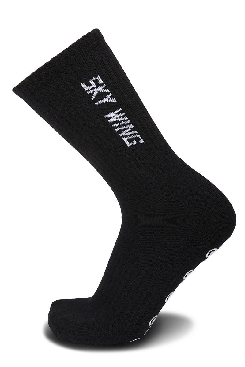 SKY WING Men's Grip Soccer Socks Anti Slip Athletic Socks Non Slip Football Socks with Grip Pads - Image 1