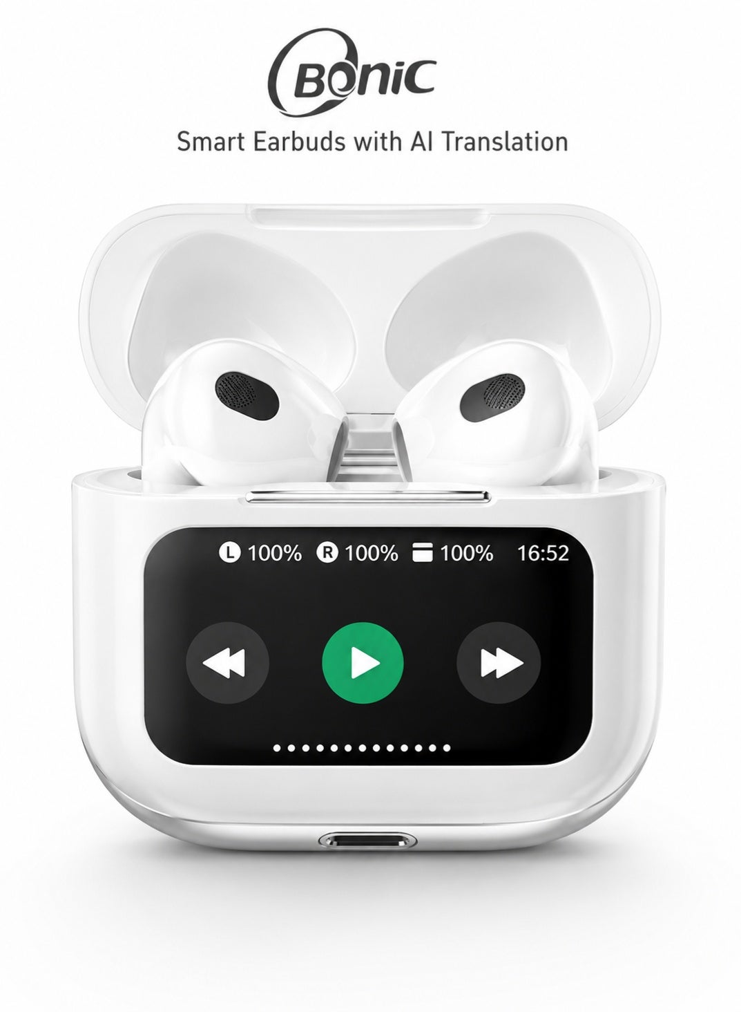 بونيك Bonic True Wireless in-ear Earbuds With Real Time Ai Translation