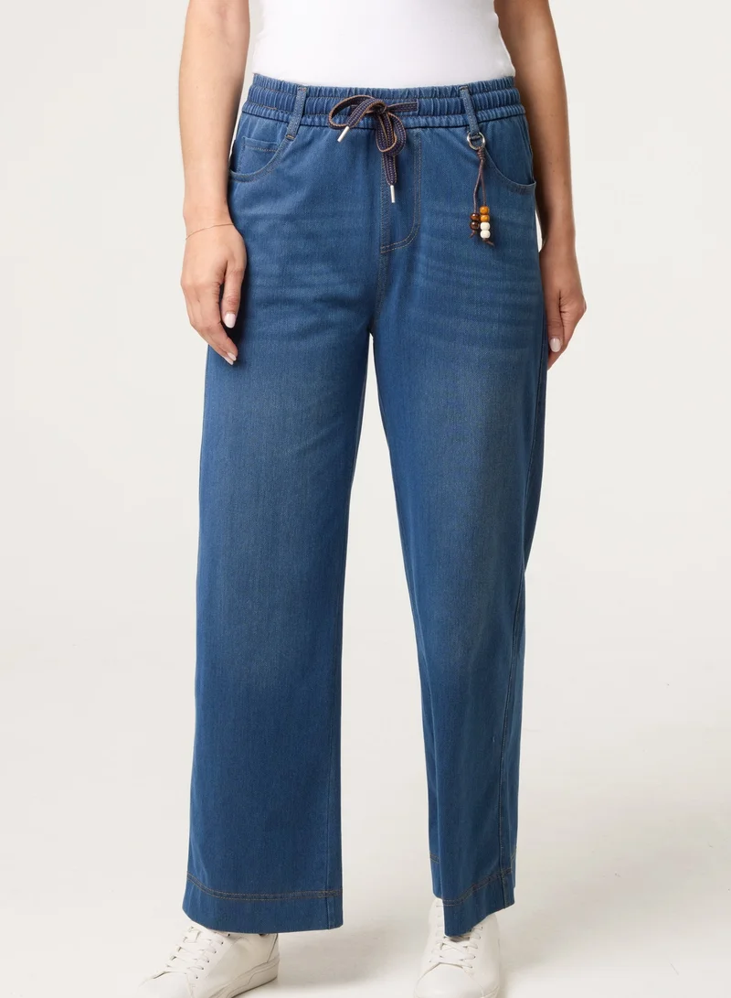 بلو فانيلا Wide Leg Pant Jeans