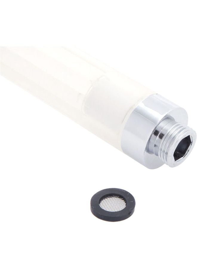 NIBEMINENT Multicolour Changing LED Shower Head Clear/Grey 22x3.2x3.2cm - Image 2