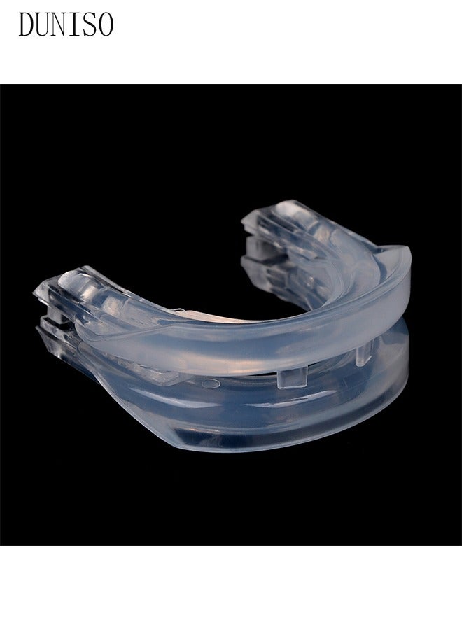 DUNISO Anti-Snoring Device Reusable Anti-Snoring Mouthpiece with Comfort Size Help Sleep at Night, Prevent Snoring and Snoring, Anti-grinding Braces Snoring Device for Men and Women  - Image 2