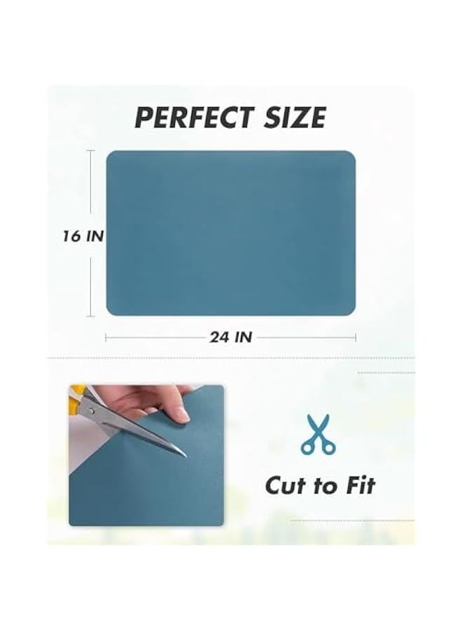 ميكسد بساط قهوة من تراسل مقاس 16 انش × 24 انش، بساط لتجفيف الاطباق مزود بدعامة من المطاط، بساط لتجفيف الاطباق لطاولة المطبخ وبار القهوة، يناسب تحت ماكينة تحضير القهوة وماكينة تحضير القهوة وماكينة تحضير - Image 4