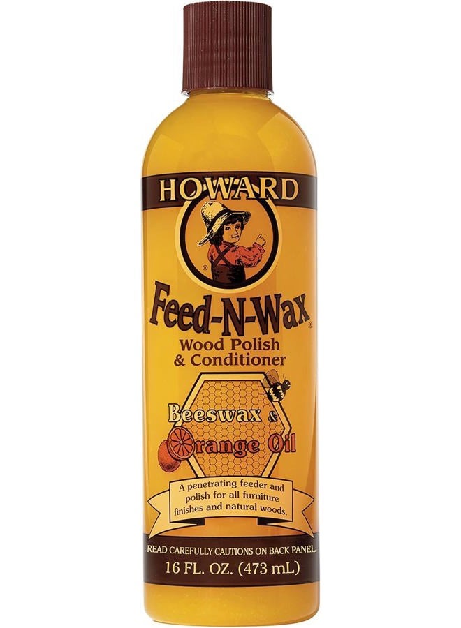 Howard بوليش وملمع الخشب هوارد فيد-إن-واكس، 16 أونصة - Image 1