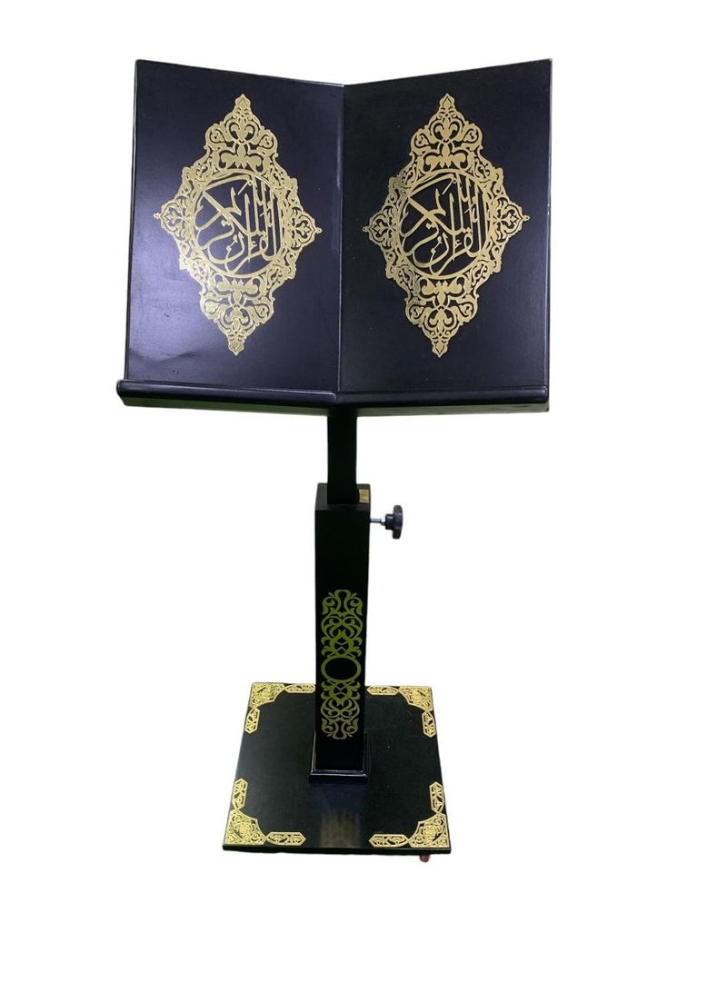 حامل للمصحف الشريف تركي كبير ، أسود, تصميم عصري - Image 1