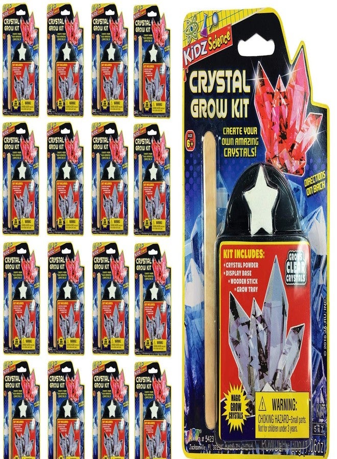 2GoodShop Grow a Crystal Kit Toy (12 Packs) DIY Science Kit for Kids, Growing Crystals, Party Favor Pinata Filler Toys in Bulk 5423-12 - Image 1