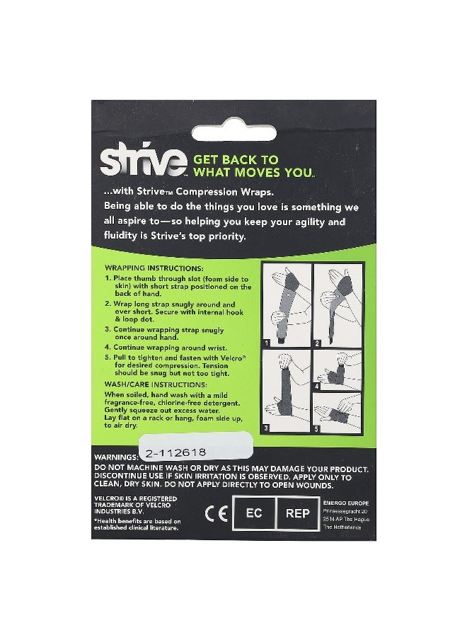 Strive - Strive, Left Wrist Compression Wrap, One Size Fits Most, 1 Count - Image 1