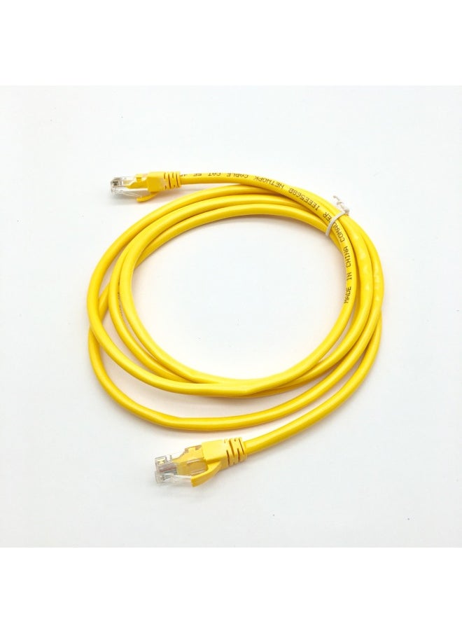 Generic Direct Super Five Types Of Network Cable Five Types Of Network Jumper 0.5-30 Meters CAT5E Network Connection Line-Color:Yellow-Line Length:1.5 M  - Image 5