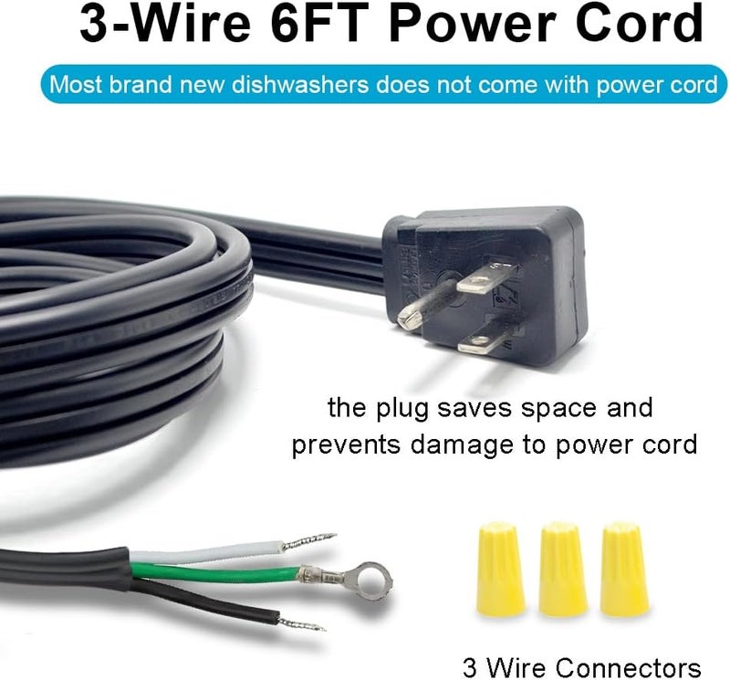 TT FLEX Universal Dishwasher Installation Kit,12 Ft Stainless Steel Dishwasher Hose,Burst Proof Water Supply Line with 3/8" Compression Connections - Image 4