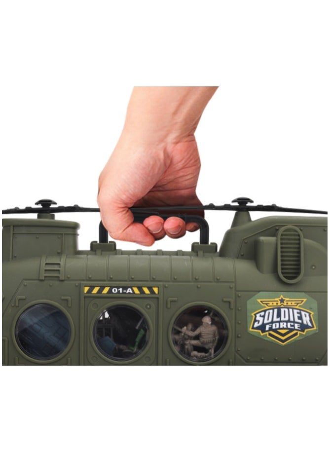 Soldier Force - SOLDIER FORCE - CHINOOK CARRIER PLAYSET - Image 1