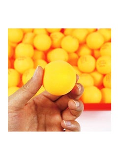 AL QADAH Table Tennis Balls 10pcs, Orange Color Bounce into Excitement  - Image 2