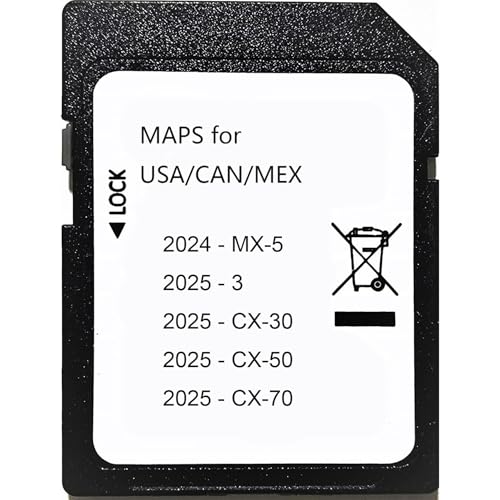 Ulfeng 2025 Navigation SD CardCompatible with 2024 MX5202532025 CX302025 CX502025 CX70USACANMEX - Image 1