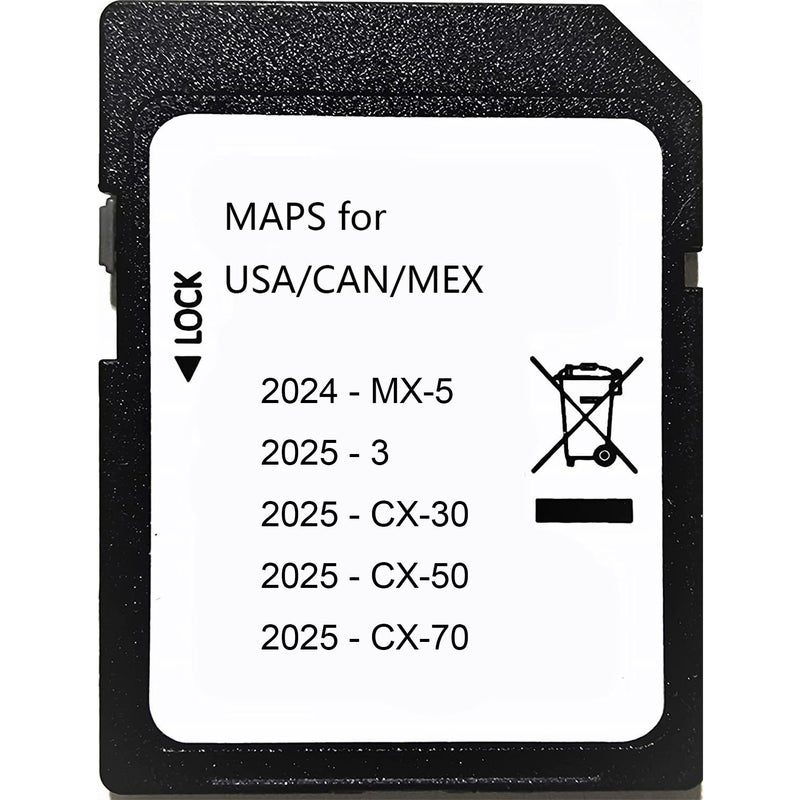 Ulfeng 2025 Navigation SD CardCompatible with 2024 MX5202532025 CX302025 CX502025 CX70USACANMEX - Image 2