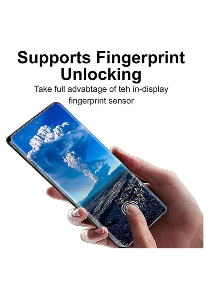 HuHa - Screen Protector, 9H Hardness,3D Curved,Ultrasonic Fingerprint Compatible,Anti-Scratch for Samsung S21 Ultra Glass Screen Protector 5G - Image 1